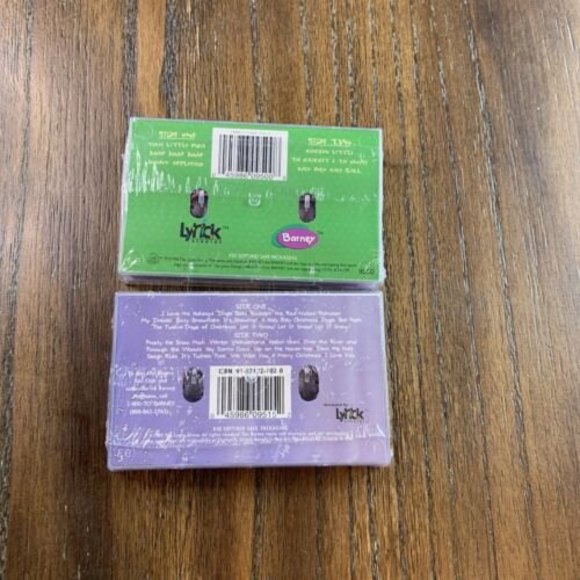 Barney Cassette Happy Holidays and Fabulous Funtime Tales Lot of 2 New Sealed - Picture 4 of 4